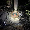 В Саратове подросток за рулем автомобиля протаранил столб