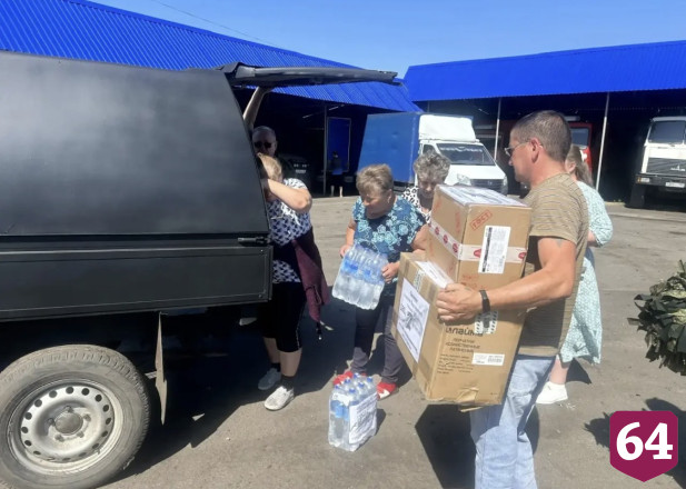 Саратовцы отправили «за ленточку» еще 150 килограммов гуманитарной помощи