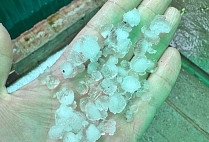 В Саратове и Энгельсе прошел ливень с градом