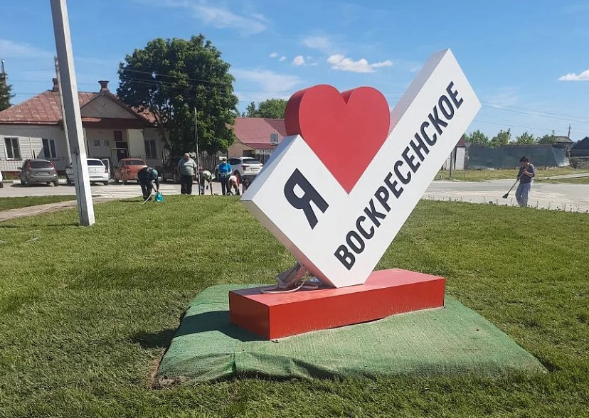 В Саратовской области чиновник с коллегами сажал цветы 